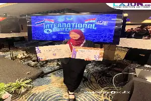 Gagasan Atasi Kecanduan Digital Hantarkan Mahasiswi UIN Kendari Raih Penghargaan Best Speaker di Forum Internasional