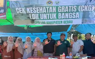 DPD LDII Berau Hadirkan Layanan Kesehatan Gratis bagi Masyarakat di Ajang FAS 2026