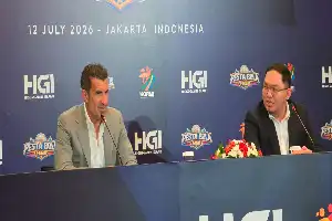 Legenda Sepak Bola Luís Figo Dukung Transformasi 'Mind Sport' di Jakarta