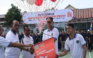 Sambut HUT RI ke-81, Lapas Batam Gelar Pekan Olahraga untuk Perkuat Karakter Warga Binaan