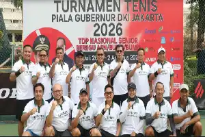 Perkuat Sinergi Antarinstansi, Kementerian ATR/BPN Tampil di Turnamen Tenis Piala Gubernur DKI Jakarta 2026