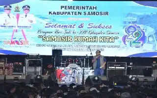 Perayaan HUT ke-22 Kabupaten Samosir: Ribuan Warga Padati Kawasan Waterfront City