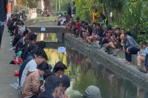Kampanye Kelestarian Sungai, Pemuda Banjar Muncan Gelar Lomba Mancing Air Deras di Badung