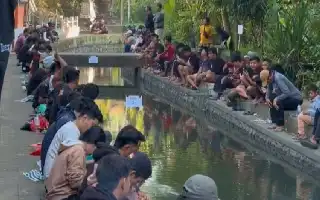 Kampanye Kelestarian Sungai, Pemuda Banjar Muncan Gelar Lomba Mancing Air Deras di Badung