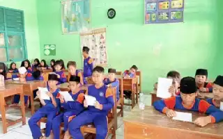 Jaga Tumbuh Kembang Anak, Puskesmas Cisauk Gelar Skrining Kesehatan Jiwa di MI Nurul Huda