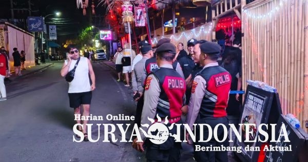 Cegah Gangguan Kamtibmas, Polres Badung Intensifkan Patroli Malam di Kawasan Wisata Canggu