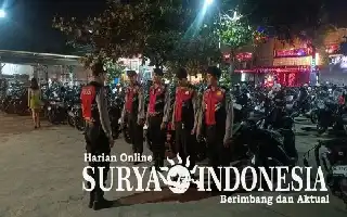 Ciptakan Kondusivitas, Polsek Kuta Utara Gelar Patroli Gabungan di Kawasan Hiburan Malam Canggu