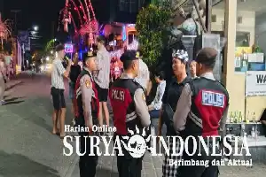Ciptakan Rasa Aman, Polres Badung Gelar Patroli Humanis di Kawasan Wisata Canggu