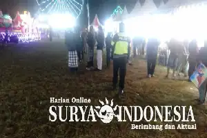 Jamin Keamanan Hiburan Rakyat di Desa Pujungan, Polsek Pupuan Perkuat Sinergi Lintas Sektor