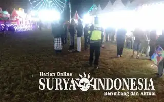 Jamin Keamanan Hiburan Rakyat di Desa Pujungan, Polsek Pupuan Perkuat Sinergi Lintas Sektor