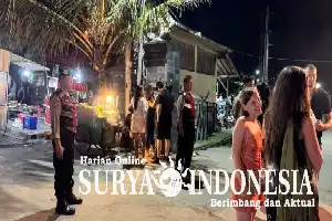 Antisipasi Kericuhan, Polsek Kuta Utara Jaga Ketat Bubaran Hiburan Malam di Pantai Batu Bolong
