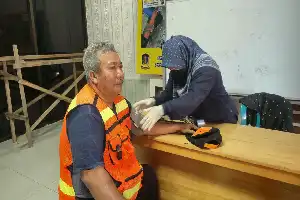 Bantu Ojek Online hingga Penyapu Jalan, Polres Berau Gelar Bakti Sosial dan Pengobatan Gratis