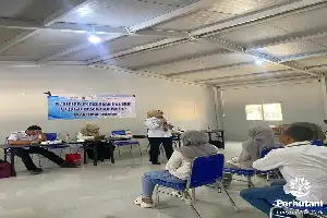 Tingkatkan Kualitas Layanan Wisata, Perhutani Blora Periksa Kesehatan Staf Goa Terawang