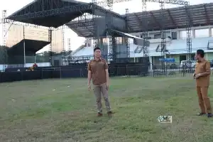 Bupati Heriyus Pastikan Kesiapan Malam Hiburan Rakyat HUT ke-24 Murung Raya