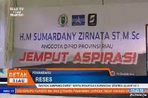 Warga Pekanbaru Kota Usulkan Penataan Sentra Olahraga ke DPRD Riau