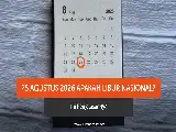 Pemerintah Tetapkan Selasa 25 Agustus 2026 Sebagai Libur Nasional Maulid Nabi Muhammad SAW