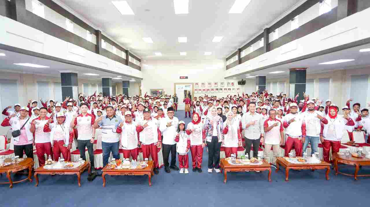 179 Atlet Tanjungpinang Dilepas Menuju POPDA Kepri X di Karimun, Targetkan Juara Umum