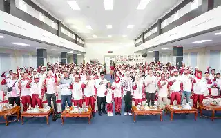 179 Atlet Tanjungpinang Dilepas Menuju POPDA Kepri X di Karimun, Targetkan Juara Umum