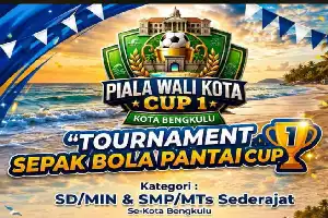 Dispora Bengkulu Gelar Piala Wali Kota Cup 1 untuk Jaring Atlet Sepak Bola Pantai Sejak Dini