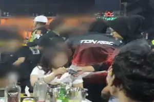 Tertibkan Tempat Hiburan Malam di Padang, Petugas Gabungan Jaring Sembilan Pengunjung Tanpa Identitas