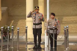 Pimpin Upacara HAORNAS 2026, Kapolda Bengkulu Tegaskan Pentingnya Budaya Hidup Sehat dan Bugar
