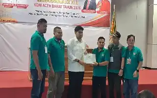 Teuku Adian Terpilih Aklamasi Nakhodai KONI Aceh Barat 2026–2030