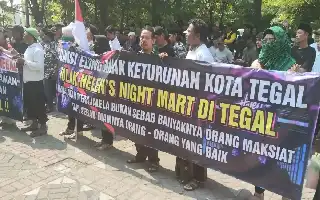 Warga Kota Tegal Datangi DPRD, Tolak Rencana Helen's Night Mart di Eks Hotel Margadana