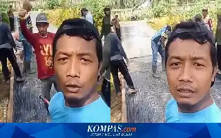 Aksi Swadaya Warga Lampung Timur Perbaiki Jalan Rusak: Pajak Dialihkan untuk Semen