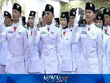 Formasi Tim Indonesia Berdaulat, Paskibraka Pengibar Bendera di Istana Merdeka pada HUT ke-81 RI