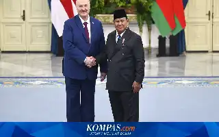 Perkuat Hubungan Bilateral, Presiden Prabowo Fokuskan Kerja Sama RI-Belarus pada Sektor Strategis