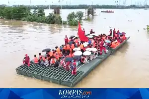 Teknologi Canggih Penyelamatan Banjir di China: Drone Raksasa hingga Jembatan Lipat Otomatis Jadi Sorotan