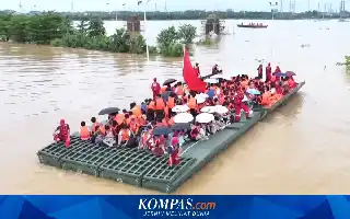 Teknologi Canggih Penyelamatan Banjir di China: Drone Raksasa hingga Jembatan Lipat Otomatis Jadi Sorotan