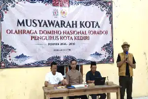 Resmi Dilantik, Imam Wihdan Zarkasyi Pimpin ORADO Kota Kediri Dorong Domino Jadi Olahraga Prestasi
