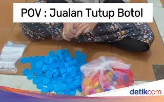 Kreativitas Ibu Rumah Tangga Ubah Tutup Botol Bekas Jadi Ladang Rupiah