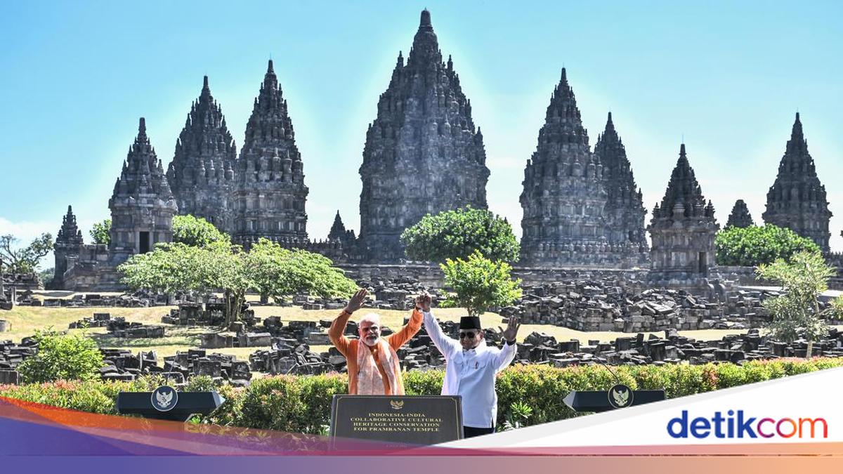 Mempererat Hubungan Bilateral, Indonesia-India Resmi Luncurkan Proyek Restorasi Candi Prambanan