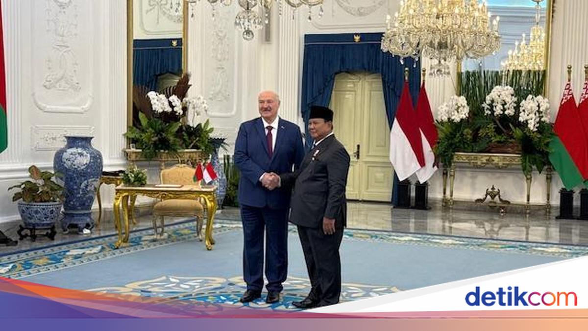 Presiden Prabowo Sambut Kunjungan Kenegaraan Presiden Belarus di Istana Merdeka