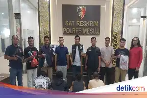 Polres Mesuji Bekuk Empat Pelaku Perburuan Liar Tapir di Lampung