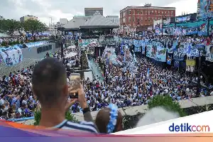 Jelang Semifinal Piala Dunia 2026, Lautan Suporter Argentina Padati Atlanta