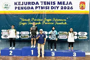 Dominasi Zafira Etta Alsyifa: Atlet Asal Gunungkidul Raih Emas Kejurda Tenis Meja DIY 2026