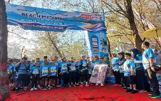 Dongkrak Sektor Sport Tourism, Ratusan Pelari Padati Beach Medirun 2026 di Pantai Jetis Purworejo