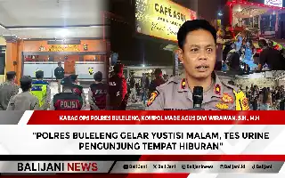 Ciptakan Kondusivitas Wilayah, Polres Buleleng Gelar Operasi Yustisi Malam dan Tes Urine di Tempat Hiburan