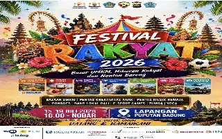 Festival Rakyat 2026 di Lapangan Puputan Badung: Nobar Piala Dunia, Bazar UMKM, hingga Pameran Alutsista