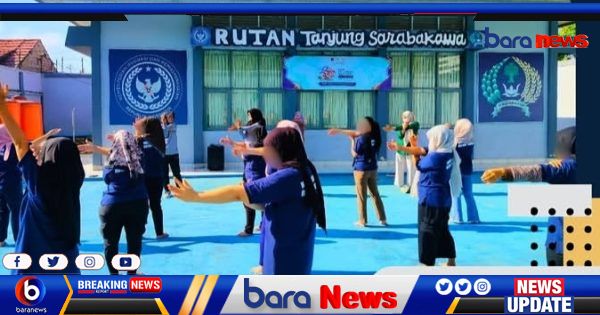 Jaga Kebugaran, Rutan Kelas IIB Tanjung Rutinkan Aktivitas Fisik bagi Warga Binaan Perempuan