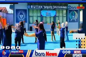 Jaga Kebugaran, Rutan Kelas IIB Tanjung Rutinkan Aktivitas Fisik bagi Warga Binaan Perempuan