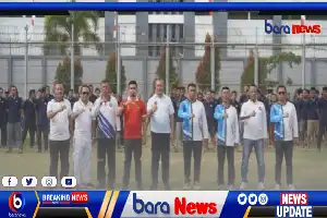 Sambut HUT RI ke-81, Lapas Narkotika Langkat Gelar Pekan Olahraga Antara Petugas dan Warga Binaan