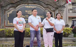 Dorong Gaya Hidup Sehat, TP PKK Badung Gelar Olahraga Massal dan Cek Kesehatan Gratis Tiap Pekan