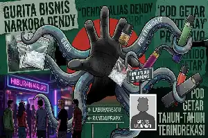 Jejak Dendy dalam Pusaran Peredaran Narkotika dan Pod Etomidate di Labuhanbatu