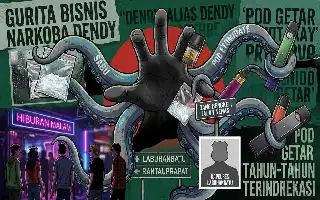 Jejak Dendy dalam Pusaran Peredaran Narkotika dan Pod Etomidate di Labuhanbatu