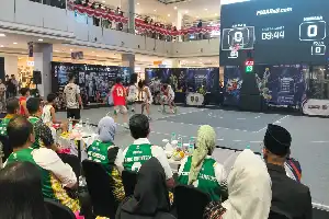 Sinergi Olahraga dan Transaksi Digital, 108 Tim Basket Berlaga di QRIS 3x3 Siger Slam Lampung