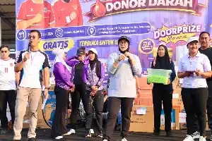 Dorong Gaya Hidup Sehat, Wakil Bupati Tangerang Ajak Masyarakat Rutin Berolahraga dan Donor Darah
